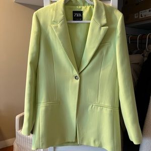 Zara green blazer